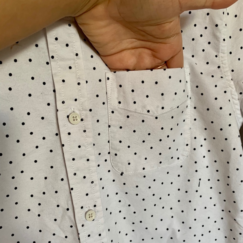 NWOT Band of Outsiders | Polka Dot Button Down - Picture 4 of 7